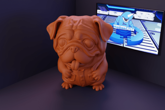 Bringing Pug Cartoon to Life: A Guide to 3D Printing Charismatic Desktop Companions