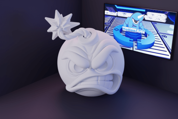 Cartoon Bomb: A Playful STL Model for Creative 3D Printing Projects