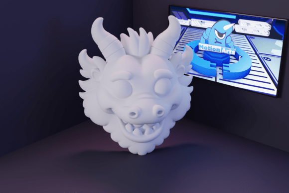 Cartoon Dragon Head: Integrating Stylized 3D Assets into Creative and Commercial Workflows