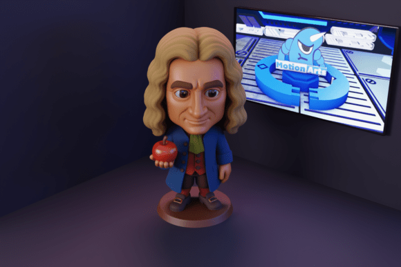 Isaac Newton 3D Model for Printing