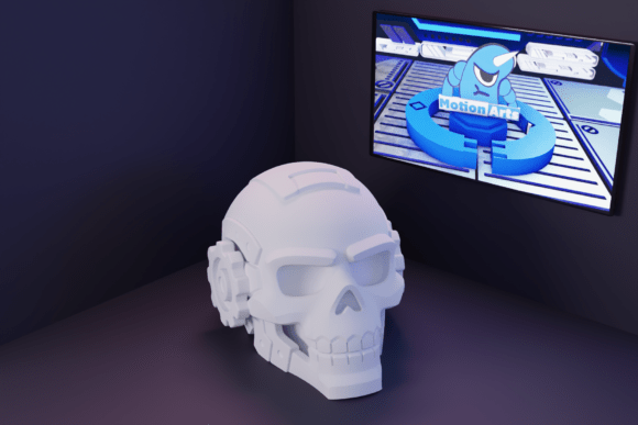Mechanical Helmet Skull: Merging Cyberpunk Aesthetics with Modern 3D Printing Workflows