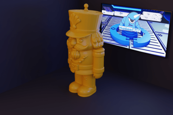 Nutcracker 3D Model: Print Holiday Magic
