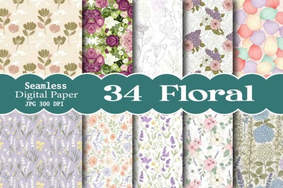 Seamless Floral Digital Papers: A Creative Guide