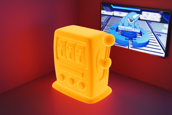 Slot Machine 3D Model: Print Your Luck