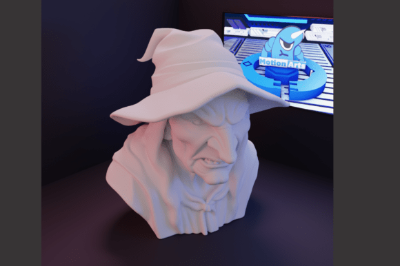 Witch Bust: Elevating Your Space with Dark Sophistication and Mystical Energy