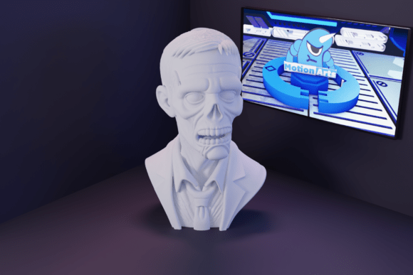 Zombie Bust: 3D Printing Guide