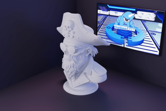 Zombie Sea Captain Bust: Integrating High-Detail 3D Models into Creative Workflows